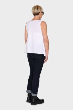 SARAH PACINI STRIK VEST HVID