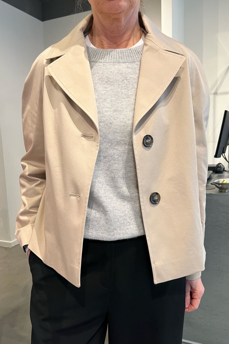 ICONS KORT JAKKE SAND