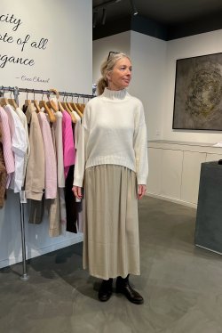 DRYKORN LANG NEDERDEL SAND