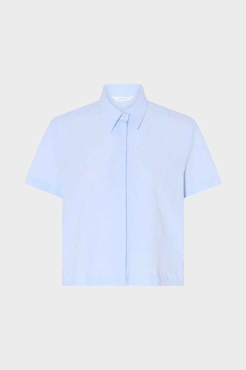 XACUS SKJORTE LYSEBLÅ